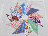 ANTIQUE Bed Quilt Top,Patchwork Quilt,Wall Hanging,Lovely Pattern,Special Gift For Quilter,Antique Quilts