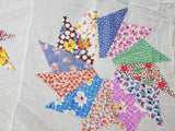 ANTIQUE Bed Quilt Top,Patchwork Quilt,Wall Hanging,Lovely Pattern,Special Gift For Quilter,Antique Quilts