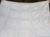 ANTIQUE Bed Quilt Top,Patchwork Quilt,Wall Hanging,Lovely Pattern,Special Gift For Quilter,Antique Quilts
