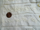 RESERVED  RARE Salesmans Sampler Antique Swiss Embroidered Lace Trim Doll Size Samples Perfect To Frame Antique Sampler ,Farmhouse, One of A Kind Gift