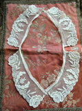 RESERVED Lovely French Lace Collar, Very Pretty Lace and Design, Heirloom Sewing, Collectible Vintage Collars