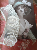 RESERVED Lovely French Lace Collar, Very Pretty Lace and Design, Heirloom Sewing, Collectible Vintage Collars