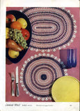 1950s Crochet Craft Book Mid Century Decor J and P Coats Clarks # 283 New Ideas in Doilies