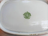 FABULOUS Antique NIPPON Handled Basket Dish Gorgeous Hand Painted Pink Roses Flowers Lush Gold Handle Collectible Nippon China