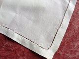 BEAUTIFUL Vintage Linen Napkins,Set of 6 Tea Time Luncheon Napkins,French Farmhouse, Vintage Linens,Table Linens,Table Napkins, Serviettes