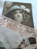 Antique 1920s Lace Trim,FRENCH DOLL Lace Trim, Delicate Pattern,Flapper Era,Heirloom Sewing ,Vintage Clothing,Collectible Vintage Lace