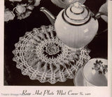 1940s Star Crochet Book No. 64 Beautiful Floral Flower Doilies Crochet Patterns Doily Pansy Rose Violet Lily Daisy