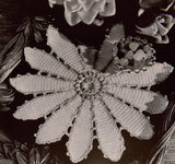 1940s Star Crochet Book No. 64 Beautiful Floral Flower Doilies Crochet Patterns Doily Pansy Rose Violet Lily Daisy