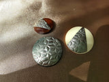 UNIQUE Art Deco Buttons, Fabulous Machine Age Design, Collectible Vintage Buttons