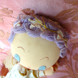 CUTE 1960s Japanese Vintage Doll, Kawaii ,Showa,Sleeping Angel Cloth Doll, Collectible Dolls