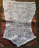 BEAUTIFUL Antique Lace Insert Dicky, Lovely Lace, Display or Use in Heirloom Sewing, Collectible Lace