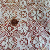BEAUTIFUL Antique Fine Lace Panel Flounce,Intricate Pattern For Bridal Dress,Dolls,Dress Repair,Heirloom Sewing Antique Textiles