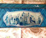 ROYALTY British Coronation Litho Tin Box, Royal Souvenir 1937,King George VI Queen Elizabeth, Commemorative Collectible Tins