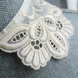 LOVELY Vintage Collar, Beautifully Embroidered, Swiss Embroidery,Lovely Openwork Design, Collectible Vintage Collars