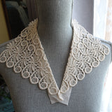 ANTIQUE French Lace Collar,Open Work, Beautiful Intricate Design, Collectible Vintage Lace Collars