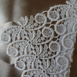 ANTIQUE French Lace Collar,Open Work, Beautiful Intricate Design, Collectible Vintage Lace Collars