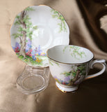 BEAUTIFUL Vintage English Teacup and Saucer,Royal Albert Greenwood Tree Teacup and Saucer,Collectible Cups and Saucers