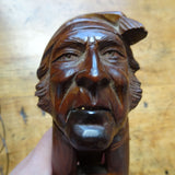 Victorian Carved Nutcracker, Lovely Hand Carved Nut Cracker FISHERMAN, Full of Character, Fine Workmanship, Folk Art,Black Forest Carving