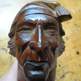 Victorian Carved Nutcracker, Lovely Hand Carved Nut Cracker FISHERMAN, Full of Character, Fine Workmanship, Folk Art,Black Forest Carving