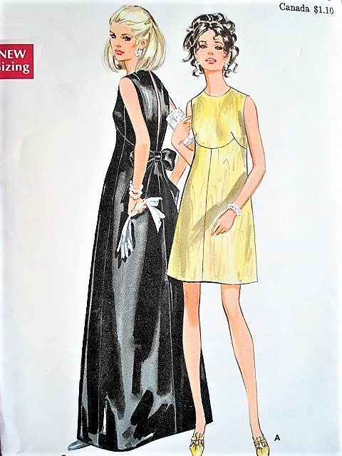 60s BEAUTIFUL Evening Gown Cocktail Party Dress Pattern BUTTERICK 5548 Stunning Special Occasion Dress,Very Belinda Bellville Bust 32 Vintage Sewing Pattern Uncut