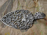 BEAUTIFUL Vintage Silver Ornate Cake Pastry Server,Floral Pattern,Openwork,Filigree Silver,Unique Wedding Gift,Fine Dining,French Chateau Decor,Collectible Silver