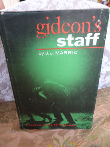 VINTAGE Book, Gideon's Staff  by J. J.Marric, Suspense Novel, Hard Cover, Original Dust Jacket,Collectible Vintage Books