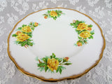 BEAUTIFUL Vintage Tea Rose Dinner Plate,Royal Albert English Bone China,Lush Yellow Roses Pattern, Collectible Vintage China