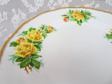 BEAUTIFUL Vintage Tea Rose Dinner Plate,Royal Albert English Bone China,Lush Yellow Roses Pattern, Collectible Vintage China