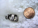FABULOUS Antique Silver Charm Reed Boat Coracle Boat British Isles Row Boat Beautiful Details Antique Jewelry
