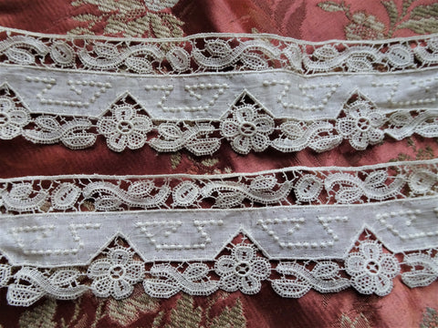 UNIQUE Victorian Lace Trim, Intricate Pattern,Fine Heirloom Sewing Crafts, Collectible Vintage Lace