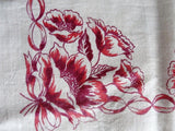 LOVELY 1940s Vintage Printed Hanky Handkerchief Hankie Collectible Hankies