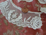 RESERVED Lovely French Lace Collar, Very Pretty Lace and Design, Heirloom Sewing, Collectible Vintage Collars
