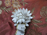 RESERVED ANTIQUE 1920s Swiss Embroidery Lace Flowers Corsage Applique Unique Flapper Floral For Millinery Hats Bridal,Heirloom Sewing, Fine Crafts