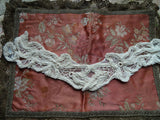 RESERVED UNIQUE Victorian High Neck Hand Made Lace Collar, Victorian Edwardian Lace,Heirloom Sewing,Collectible Vintage Clothing ,Collectible Lace Collars