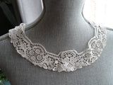 LOVELY Vintage Lace Collar,Intricate Lace Pattern, Downton Abbey Great Gatsby Flapper Bridal Lace,Collectible Vintage Lace