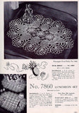 VINTAGE 1940s Crochet Book Coats Clark 241 Pineapples on Parade Crocheted Patterns Chair Sets,Doilies, Bedspread,Tablecloth Etc