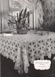 1940s Clarks Crochet for Tables Book No. 202 Beautiful Patterns For Crocheted Table Linens