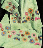 1950 Original Crochet Booklet Coats Clark No.265 Bathroom Beauties Crochet Patterns Decorative Crochet For Bath Towels,Guest Towels,Appliques Edgings