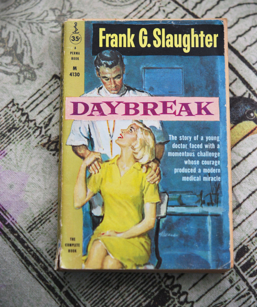 1960s Daybreak by Frank G. Slaughter cover art by James Meese Perma Book