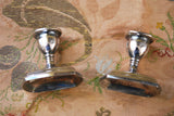 1930s Silver Plate Candlesticks Vintage Candleholder Candle Holder