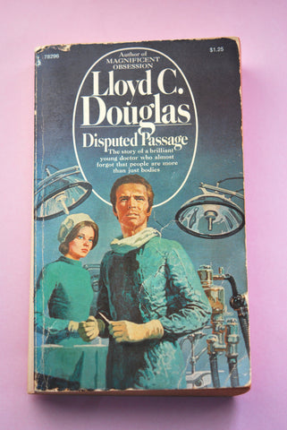 Lloyd C. Douglas Disputed Passage Novel Retro Pocket Books 1970s Vintage Paperback