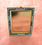 Vintage MOSAIC Small Photo Frame 2 Inches Italian Micro Mosaic Italian Floral Photo Miniature Frame Collectible Photo Frame Elegant Decor