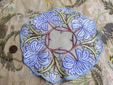 GORGEOUS Art Nouveau Hand Embroidered Doily Centerpiece EXCEPTIONAL HandWork,French Chateau,Fit To Be Framed,Collectible Antique Textiles