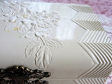 BEAUTIFUL Antique Victorian Box,Embossed Ivory Celluloid Box,Jewelry Box,Dresser Vanity Box,Lovely Design,Ornate Clasp,Collectible Celluloid