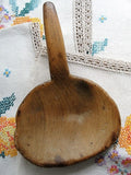 CHARMING French Farmhouse Kitchen Tool,Rustic Wooden Spoon,Primitive Wooden Spoon,Handcarved Wood Utensil, French Country,kitchenalia