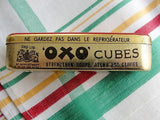 ANTIQUE Colorful OXO Cubes Tin, Decorative Vintage Tin,Farm House Decor,Exceptional Condition, Kitchen Tins,Collectible Advertising Tins