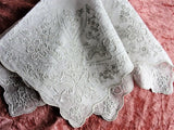 GORGEOUS Appenzell WEDDING Hanky Exquisite Embroidery Handkerchief Bridal Hankie Stunning Raised Embroidery,for Collector or Bridal Heirloom