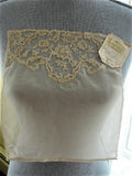 Lovely FRENCH LACE Embroidered Tulle Net Lace Dickey Inset Armistice Blouse Style Downton Abbey Great Gatsby Style Bridal Vintage Clothing