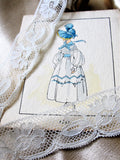 BEAUTIFUL Antique French Lace,Cotton Trim,Dainty Lace,Dolls,Christening Gowns,Baby Bonnets,Bridal Heirloom Sewing,Collectible Vintage Lace