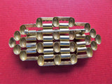 UNIQUE Art Deco 30s Large Brooch,Geometric Design,Machine Age Brooch,Modernist Bengel Like Design,French or German,Collectible Jewelry